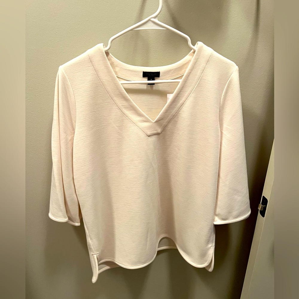 Ann Taylor cream business top